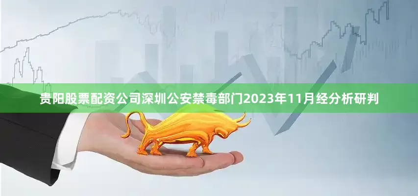 贵阳股票配资公司深圳公安禁毒部门2023年11月经分析研判