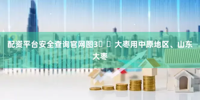 配资平台安全查询官网图3⃣️大枣用中原地区、山东大枣