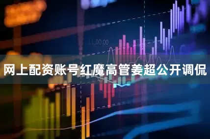 网上配资账号红魔高管姜超公开调侃